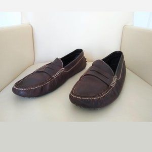 Tod's Brown Leather Loafers (10.5)